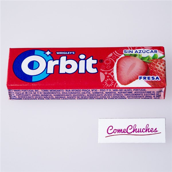Orbit Strawberry 30pcs-trasera