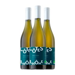Orcia Côtes du Rhône Bio — Biológico 75 cl Vino Blanco (Caja de 3 unidades)