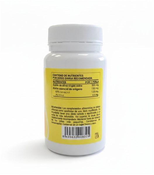 OREGANO 30 PERLAS-trasera