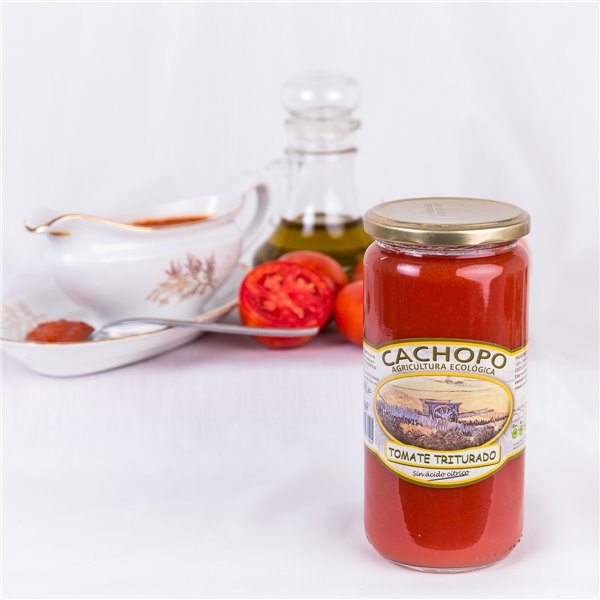 Organic Chopped Tomato, Jar of 680g-detalle