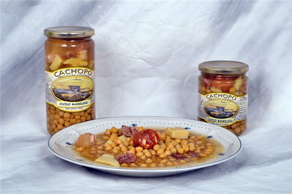 Organic Cocido Madrileño, Bottle 420g-trasera