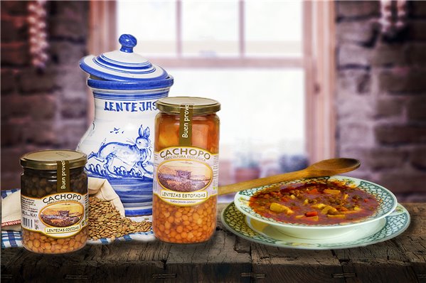 Organic Lentil Stew, Jar of 400g-detalle
