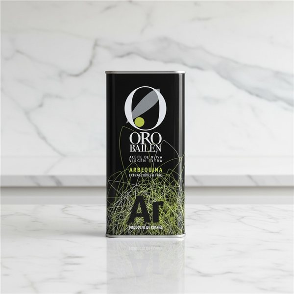 Oro Bailén Arbequina Konservendose 500 ml-detalle