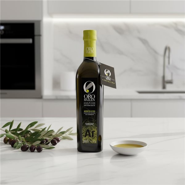 Oro Bailén Arbequina 500 ml-izquierda