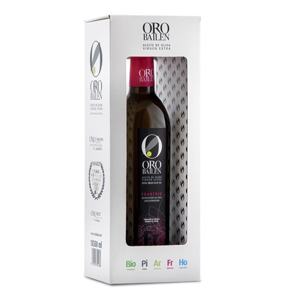 Oro Bailén Frantoio 500 ml-lateral