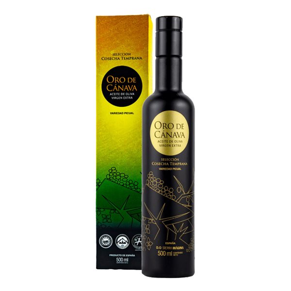 Oro de Cánava Early Harvest Picual 500 ml-detalle