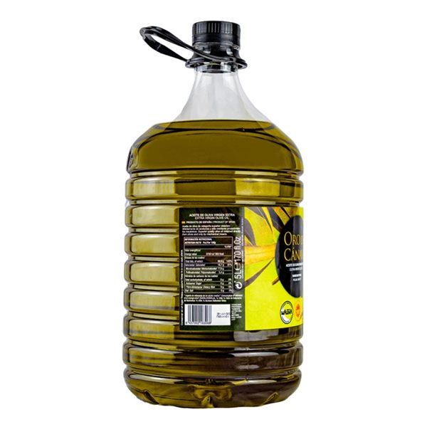 Oro de Cánava Picual Garrafa 5L-lateral