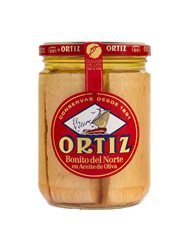 Ortiz Bonito du Nord dans de l'huile d'olive