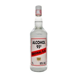 Orujo Aguardiente Alcohol DA 95º Original, Maceración 1 L