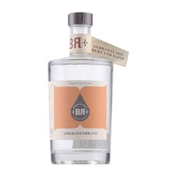 Orujo Aguardiente Birgitta Rust Botella Medium 50 cl Aprikose — Albaricoque
