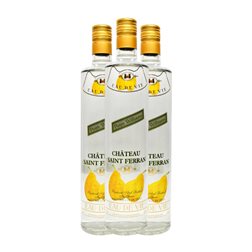 Orujo Aguardiente Château Saint Ferran Alregi. Eau de Vie Poire Williams 70 cl (Caja de 3 unidades)