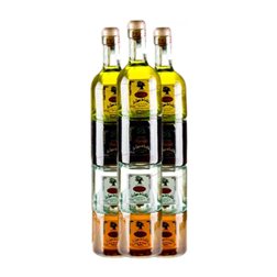 Orujo Aguardiente La Cepa de Cristal 1 L (Caja de 3 unidades)