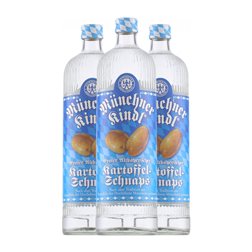 Orujo Aguardiente Münchner Kindl 70 cl Potato — Patata (Caja de 3 unidades)