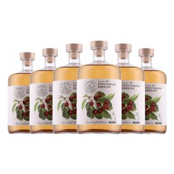 Orujo Aguardiente The Mosel. Stevnsbaer 1 L Kirsche — Cereza (Caja de 6 unidades)