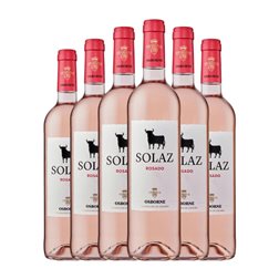 Osborne Solaz Tempranillo Vino de la Tierra de Castilla Joven 75 cl Vino Rosado (Caja de 6 unidades)