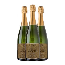 Osca Mascún Brut Nature Cava 75 cl Espumoso Blanco (Caja de 3 unidades)