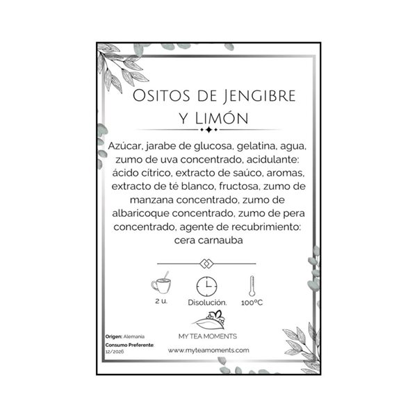 Ositos de Frambuesa y Vainilla - Gominola o Té Soluble-izquierda