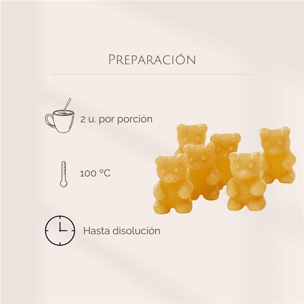 Ositos de Jengibre y Limón - Gominola o Té Soluble-lateral