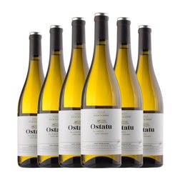 Ostatu Rioja 75 cl Vino Blanco (Caja de 6 unidades)