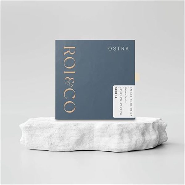 Ostra en aceite de oliva, serie 10, Roi&Co-lateral