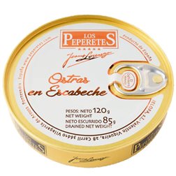 Ostras a la Gallega Los Peperetes 120gr.