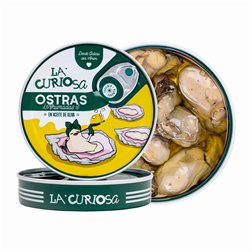 Ostras ahumadas en aceite de oliva