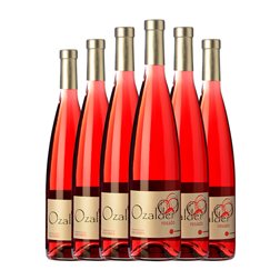 Ozalder Tempranillo Navarra Joven 75 cl Vino Rosado (Caja de 6 unidades)