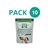 Pack de 10x Cacao dégraissé Bio 225g NaturGreen-lateral