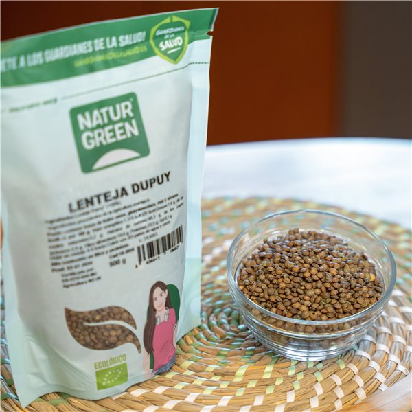 Paquet de 10 lentilles Dupuy biologiques 500g NaturGreen-izquierda