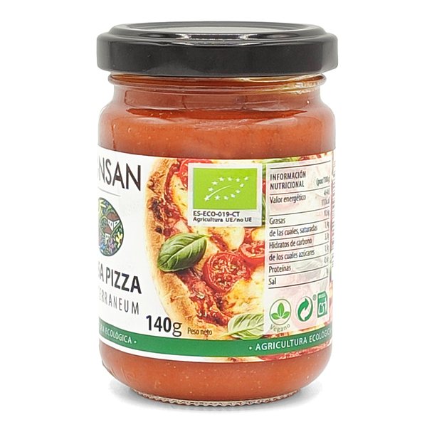 Pack 12 Salsas Pizza Ecológica Mediterraneum 140gr-trasera
