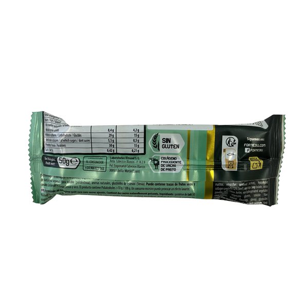 Pack 12x Collagen Coconut Protein Bar 50 g Forticoll-lateral