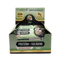 Pack 12x Collagen Coconut Protein Bar 50 g Forticoll