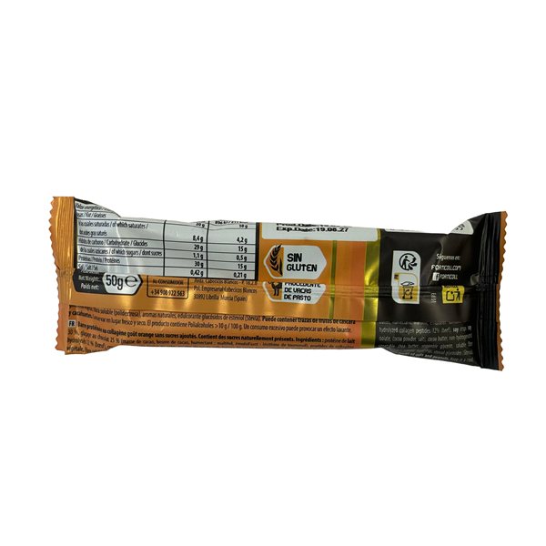 Pack 12x Collagen Protein Bar Orange 50 g Forticoll-lateral