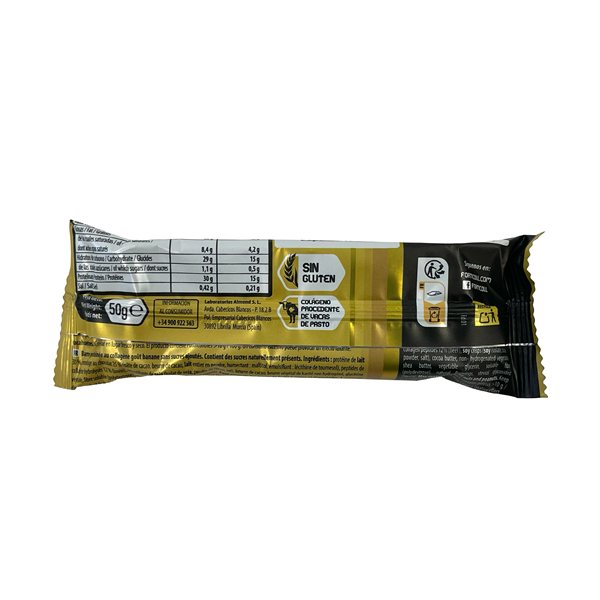 Pack 12x Collagen Protein Bar Banana 50 g Forticoll-lateral