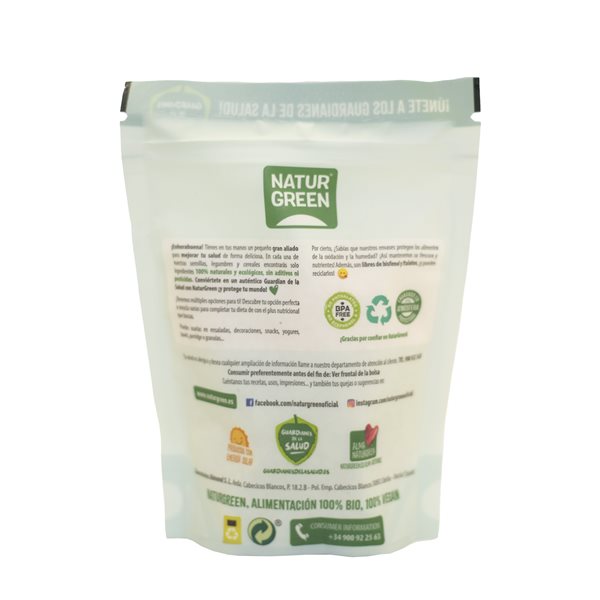 Pack de 9x Coco Ecológico Rallado 125g NaturGreen

Paquet de 9x Coco Râpé Bio 125g NaturGreen-izquierda