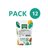 Pack 12x Inulina Bio 175g NaturGreen-trasera