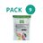 Paquet de 9x Sésame Brut Biologique 225g NaturGreen-trasera