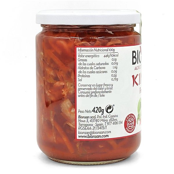 Pack 2 Fermentados: Kimchi y Salsa Kimchi Gourmet ECO-izquierda