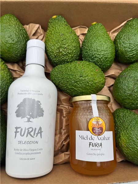 Pack 2 Kg Aguacates Premium + Aceite Arbequina + Miel Natural 500 gr (A Elegir)-detalle