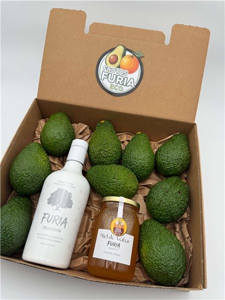 Pack 2 Kg Aguacates Premium + Aceite Arbequina + Miel Natural 500 gr (A Elegir)-trasera