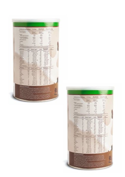 PACK 2X600 GR BATIDO SACIANTE POLVO CHOCOLATE-lateral