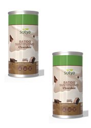 PACK 2X600 GR BATIDO SACIANTE POLVO CHOCOLATE