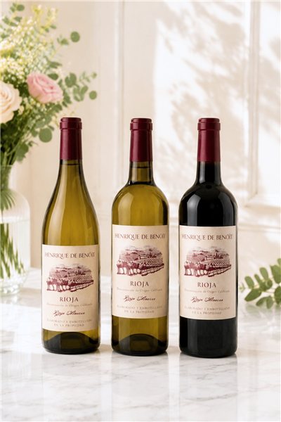 Pack 3 Botellas Colección Henrique de Benoit-lateral