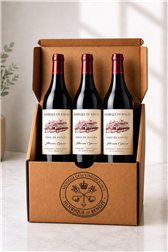Pack of 3 Bottles of Red Wine Henrique de Benoit