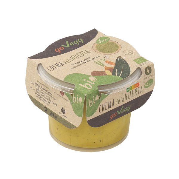 Pack of 3 Organic Vegetable Creams, 840 g-trasera