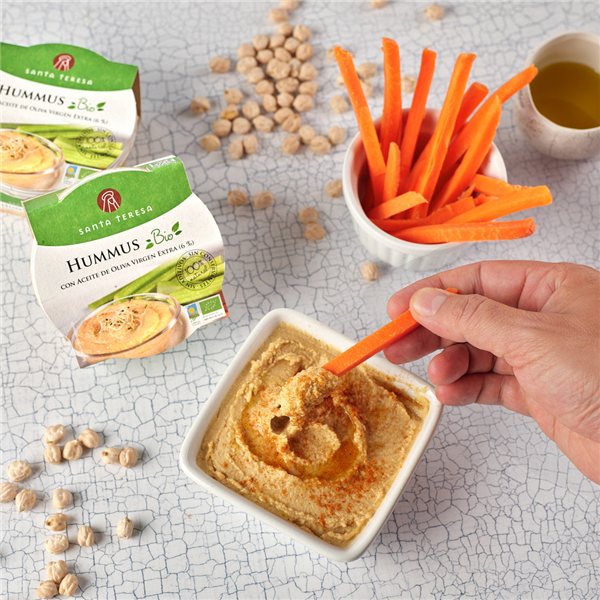 Pack of 3 Organic Hummus with EVOO-detalle