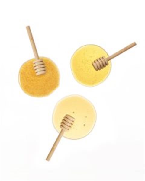 Pack of 3 Kamarere flavored honeys. Wellness.-lateral