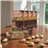 Pack of 3 handmade chocolate tablets with 10% pistachios and honey - 100 gr.-izquierda