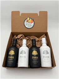 Pack 4 Aceites Gourmet FURIA Selección | 2 Arbequina + 2 Picual