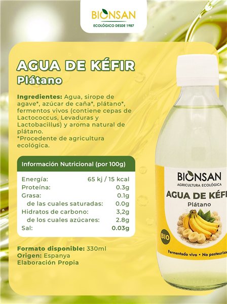 Pack 5 Aguas Kéfir sabores 33cl-detalle